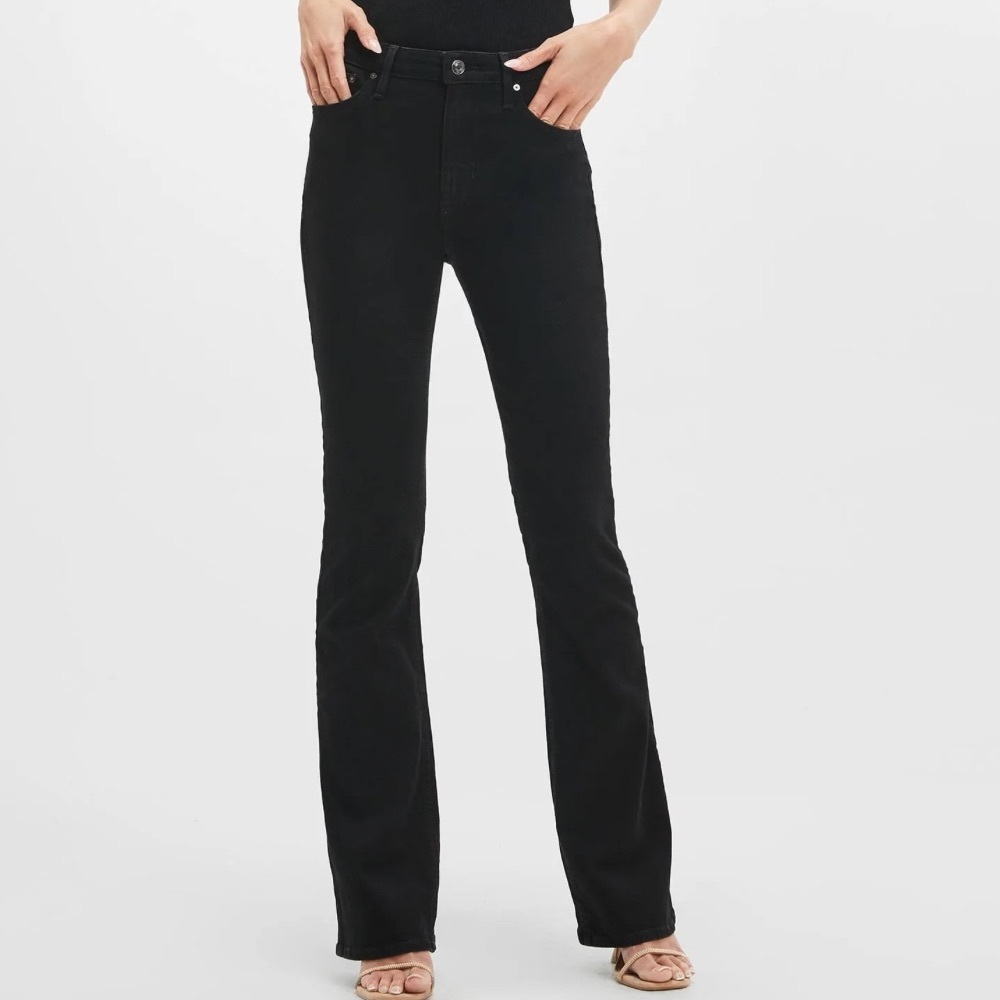 NWOT GUESS Eco Sexy Flared Jeans - Black